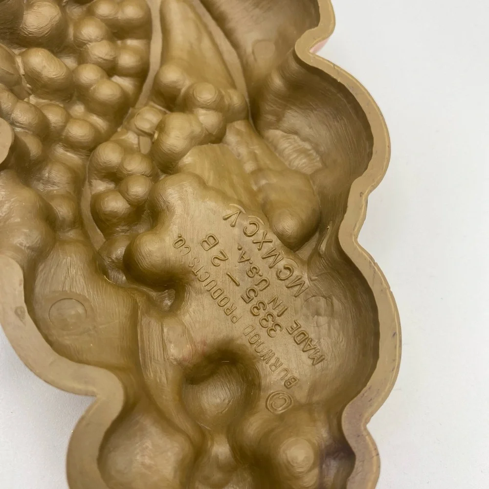 VTG 90’s  Burwood Products Fruit Kitchen Wall Decor Grapes apple 8.5”